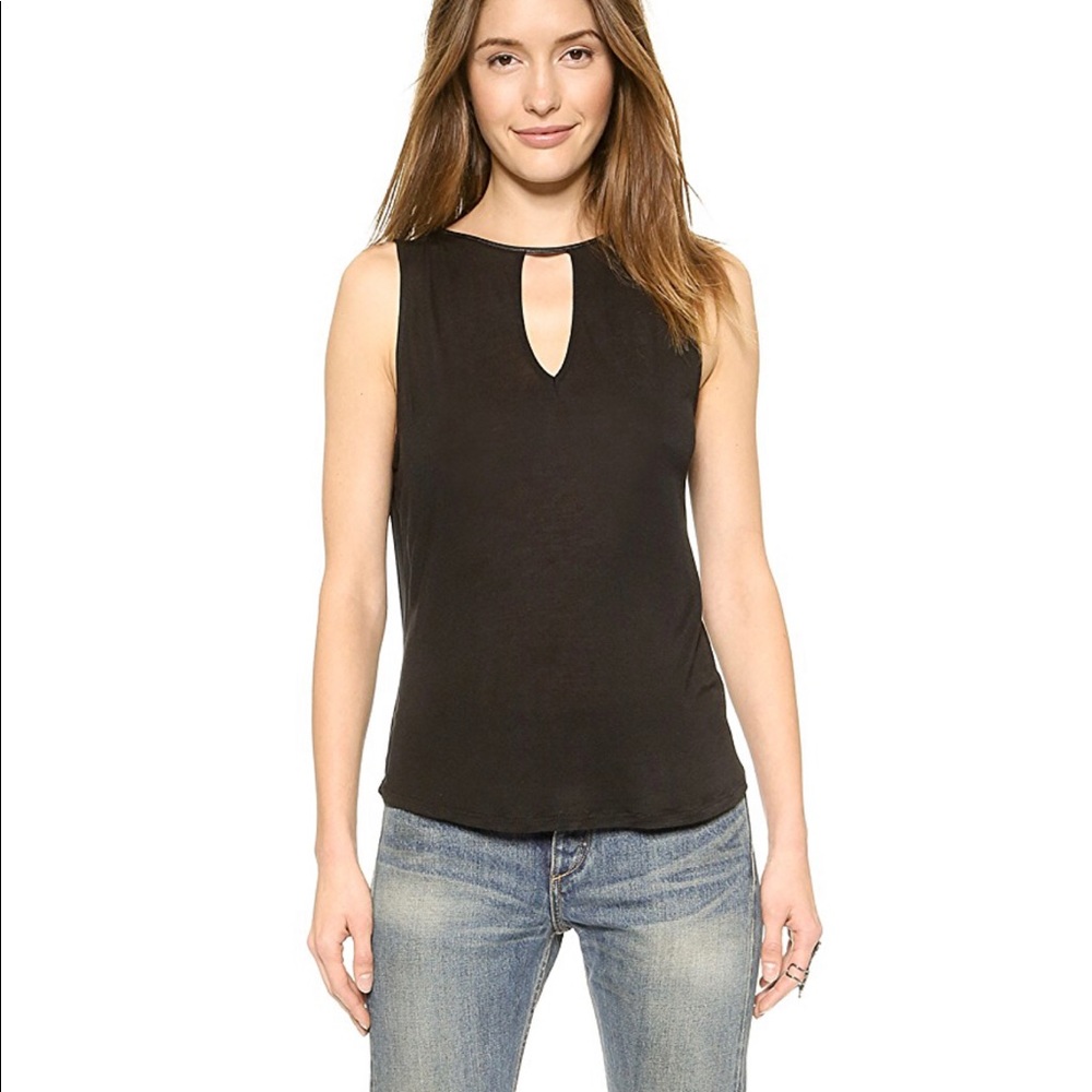 Dark Red Open Back/Fringe Top With Front Keyhole - image 7